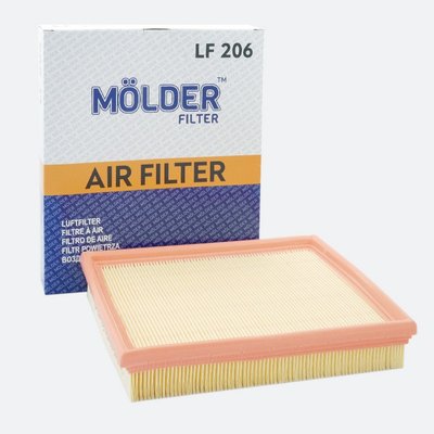 Воздушный фильтр MOLDER аналог WA6249/LX316/C2598 (LF206) LF206 фото
