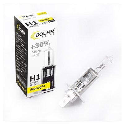 Галогенова лампа SOLAR H1 +30% 24V 2401 2401 фото