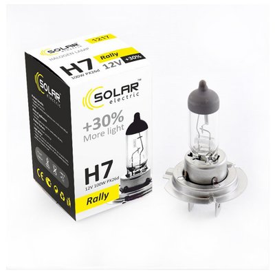Галогенова лампа SOLAR H7 +30% 12V 1217 1217 фото