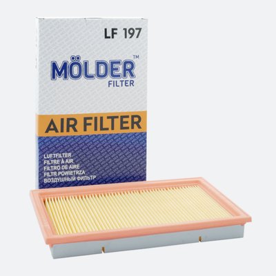Воздушный фильтр MOLDER аналог WA9464/LX307/C2964 (LF197) LF197 фото