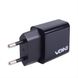 Мережевий зарядний пристрій VOIN 28W, 2 USB, QC3.0 (Port 1-5V*3A/9V*2A/12V*1.5A. Port 2-5V2A) LC-24428 BK фото 3
