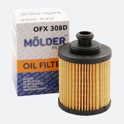 Масляный фильтр MOLDER аналог WL7429/OX418DE/HU7127X (OFX308D) OFX308D фото