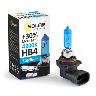 Галогенова лампа Solar HB4 12V 55W P22d StarBlue 4200K (1226) 1226 фото